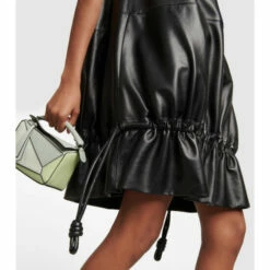 Loewe Flamenco Leather Minidress -Loewe Shop unnamed file 713