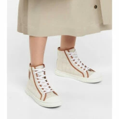 Loewe Anagram Leather-trimmed High-top Sneakers -Loewe Shop unnamed file 727