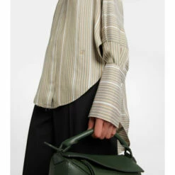 Loewe Striped Silk Shirt -Loewe Shop unnamed file 733