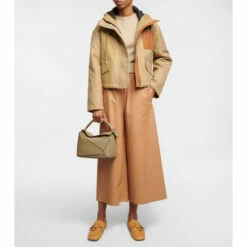 Loewe Anagram Hooded Cotton Jacket