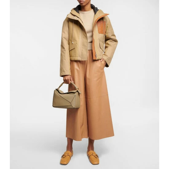 Loewe Anagram Hooded Cotton Jacket 1 Loewe Anagram Hooded Cotton Jacket