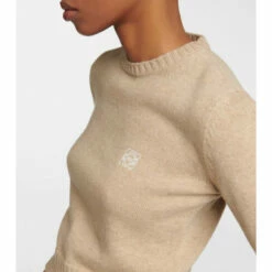Loewe Anagram Cropped Wool Sweater 5 Loewe Anagram Cropped Wool Sweater -Loewe Shop unnamed file 746