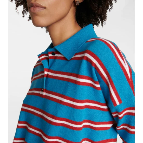 Loewe Striped Wool Polo Top 3 Loewe Striped Wool Polo Top - Image 3