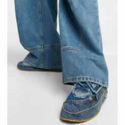 Loewe Distressed Denim Sneakers -Loewe Shop unnamed file 794