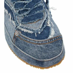 Loewe Distressed Denim Sneakers -Loewe Shop unnamed file 796