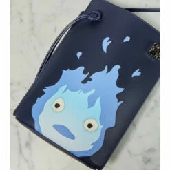 Loewe X Howl's Moving Castle Calcifer Dice Pocket Leather Crossbody Bag -Loewe Shop unnamed file 81