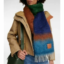Loewe Anagram Wool-blend Scarf