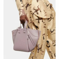 Loewe Hammock Compact Leather Tote Bag