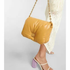 Loewe Goya Puffer Small Leather Shoulder Bag