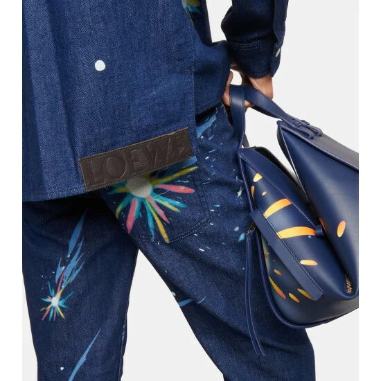 Loewe X Howl's Moving Castle Magical Sky Printed Denim Shirt Jacket 6 Loewe X Howl's Moving Castle Magical Sky Printed Denim Shirt Jacket - Image 6