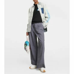 Loewe X Howl's Moving Castle Embroidered Denim Shirt Jacket