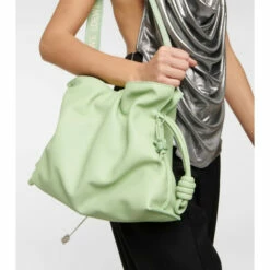 Loewe Flamenco Leather Clutch Bag