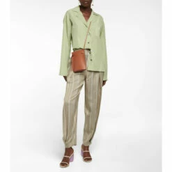 Loewe Wide-leg Silk Pants