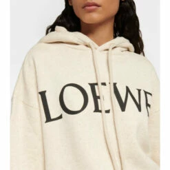 Loewe Logo-print Cotton-blend Hoodie -Loewe Shop unnamed file 932