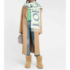 Loewe Intarsia Wool-blend Scarf