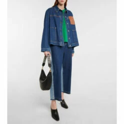 Loewe Two-tone High-rise Straight Jeans