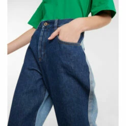 Loewe Two-tone High-rise Straight Jeans -Loewe Shop unnamed file 965