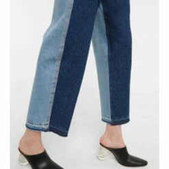 Loewe Two-tone High-rise Straight Jeans -Loewe Shop unnamed file 967